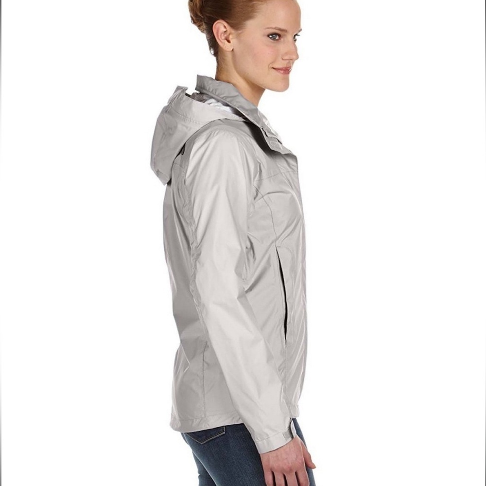 NWOT Marmot G46200 PreCip Women's Light Gray Hooded Rain Jacket Medium Vapor - Picture 3 of 16
